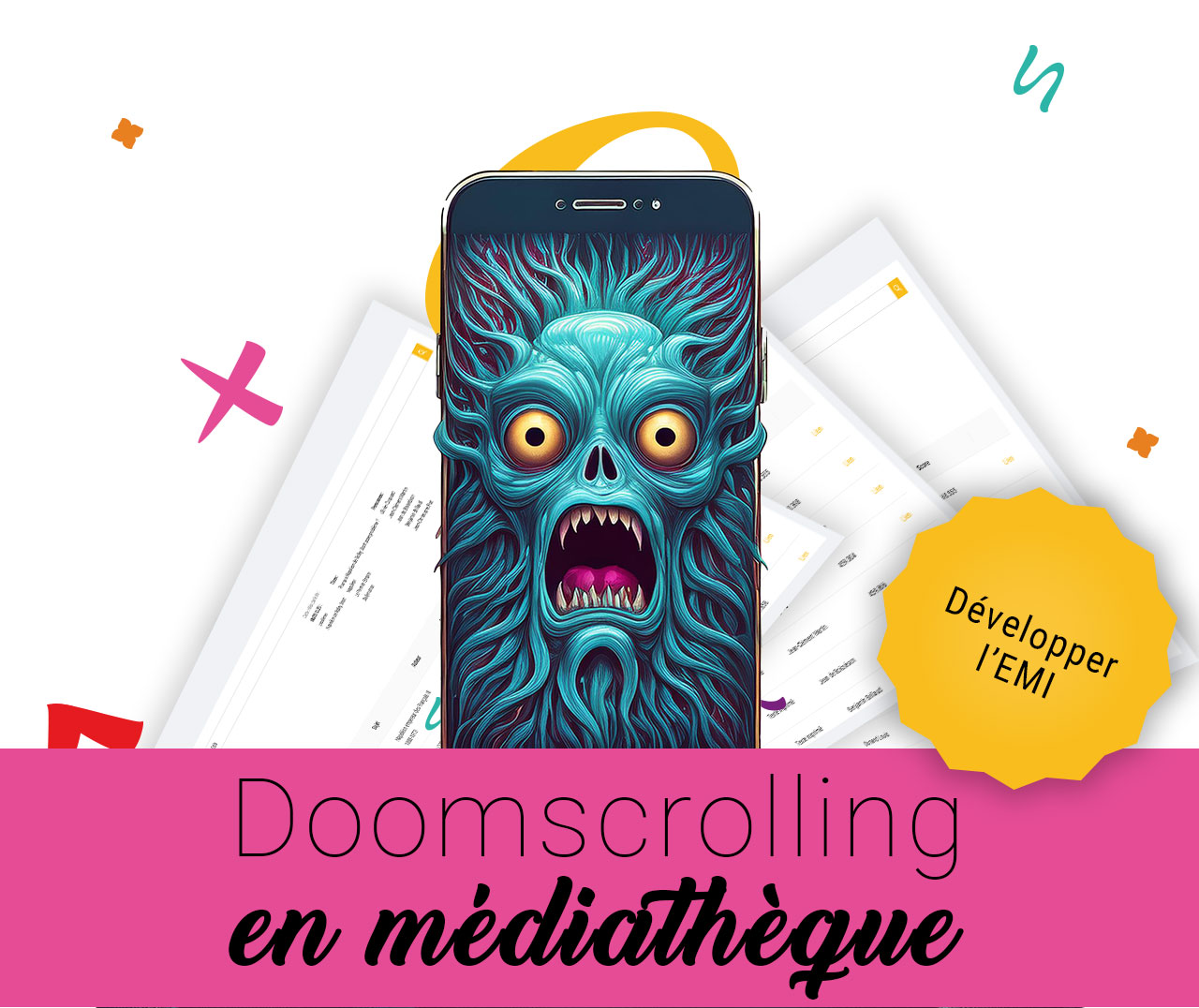 Doomscrolling en bibliothèque