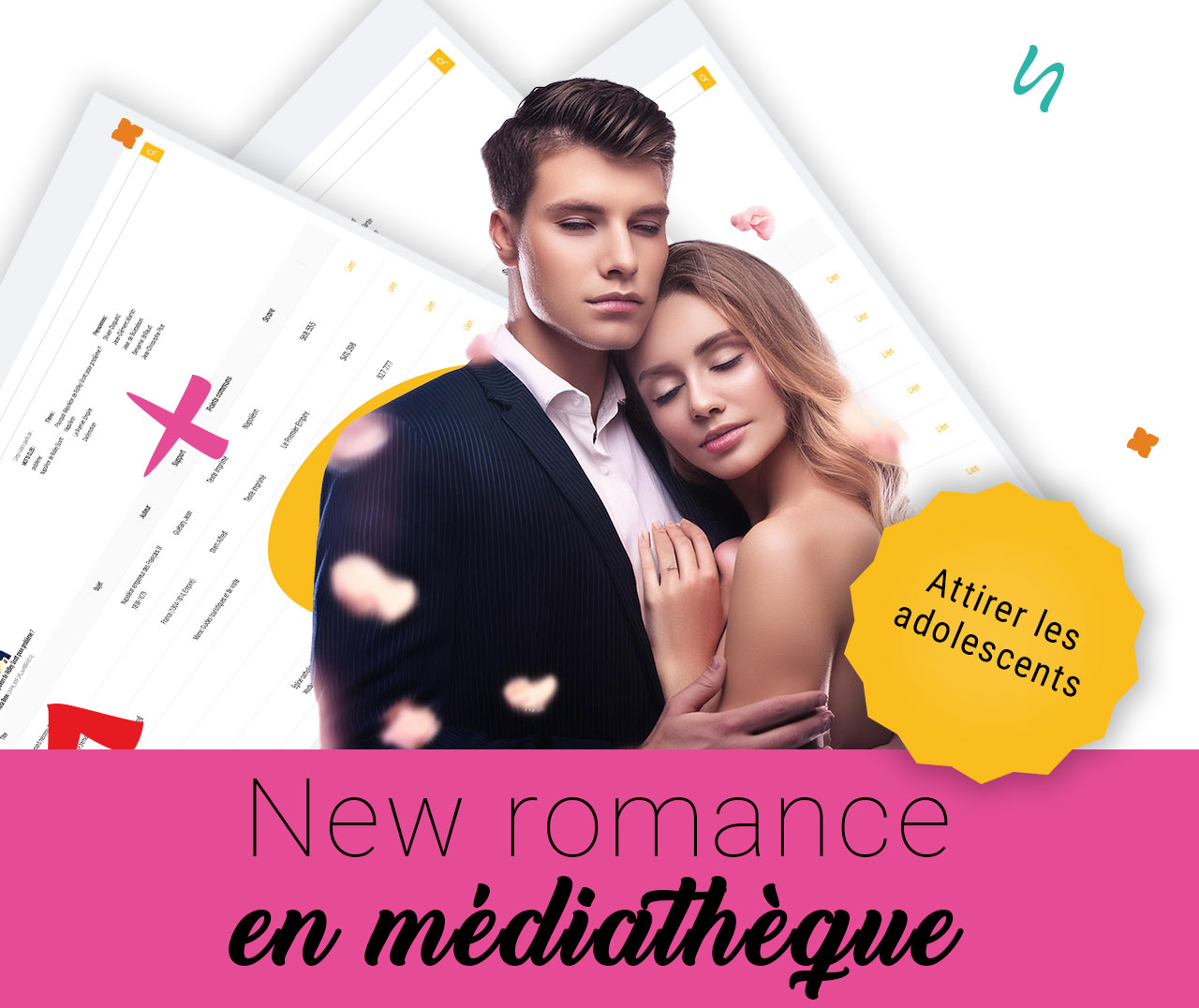 New romance en bibliothèque