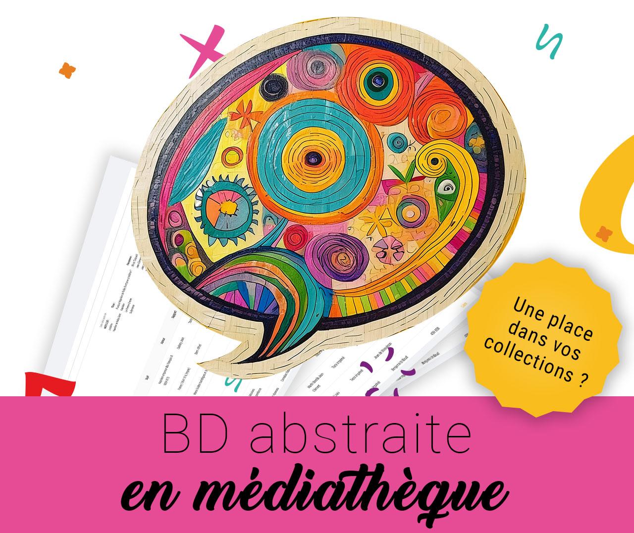 BD abstraite en médiathèque