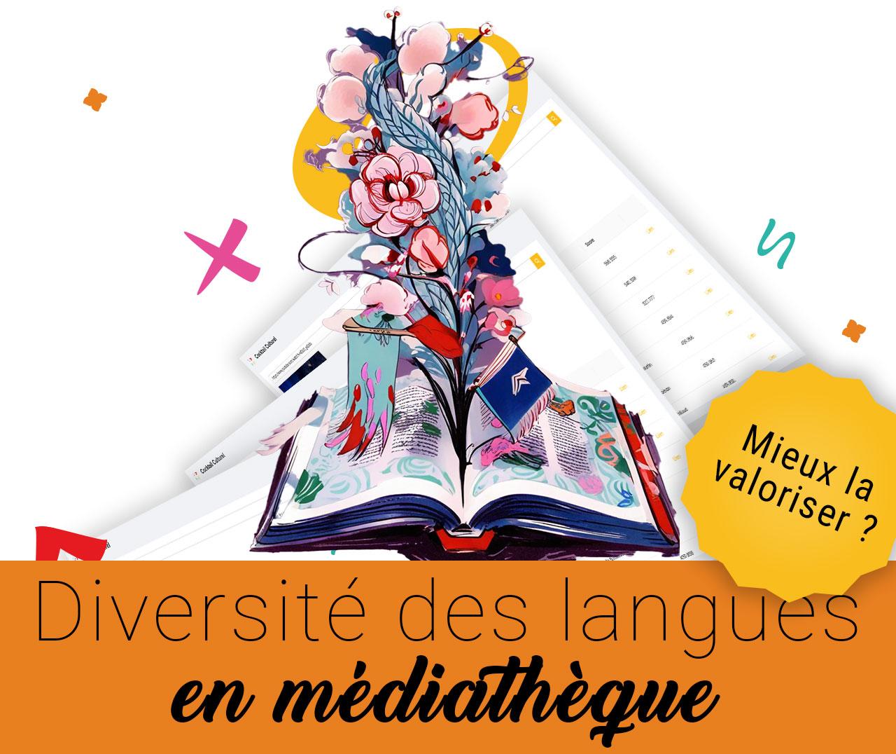 Diversité des langues en médiathèques