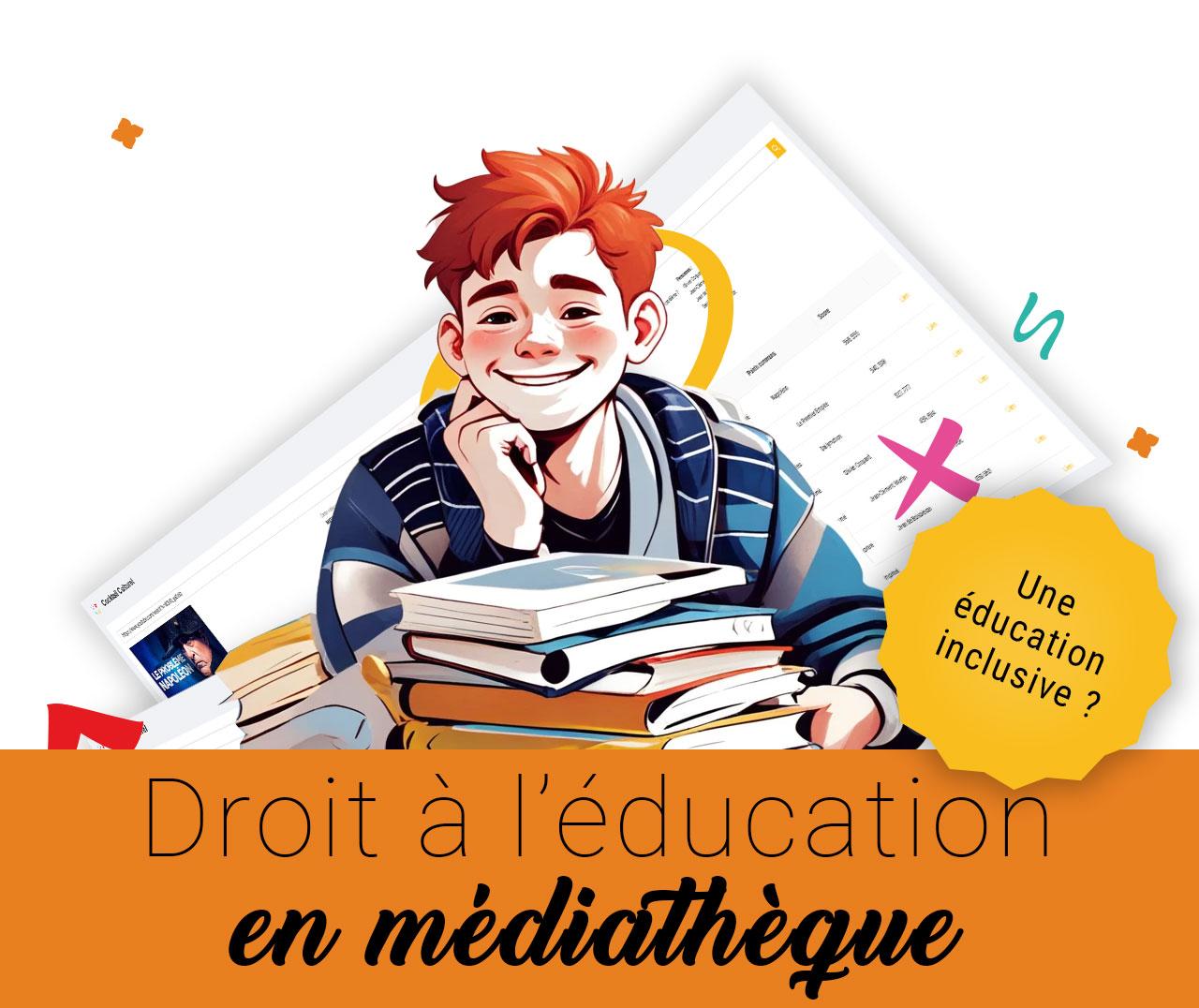 Droit à l'éducation en médiathèque