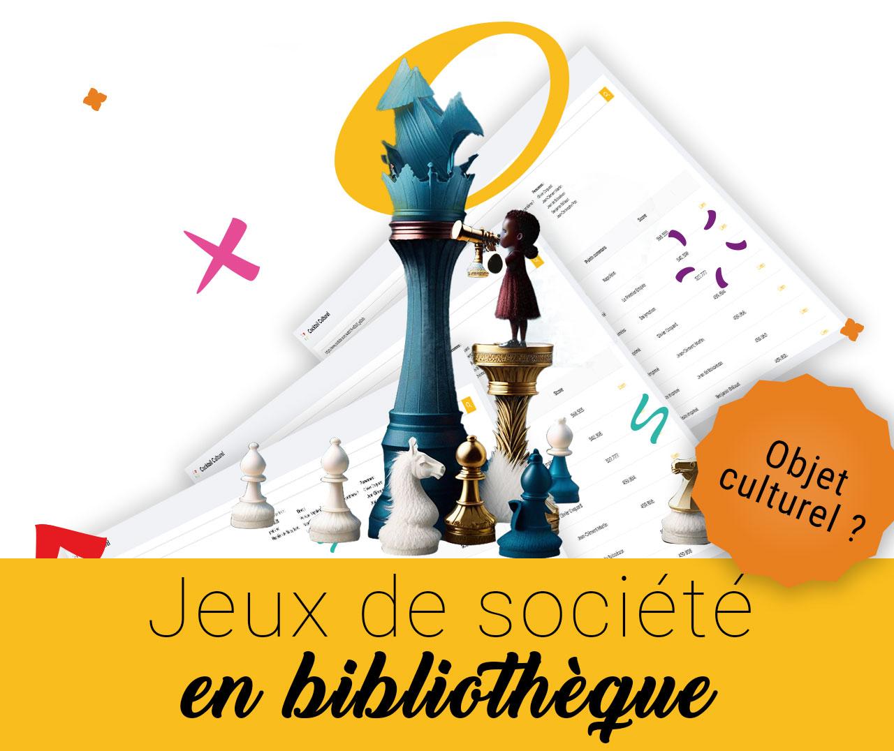 Jeux de société en médiathèque