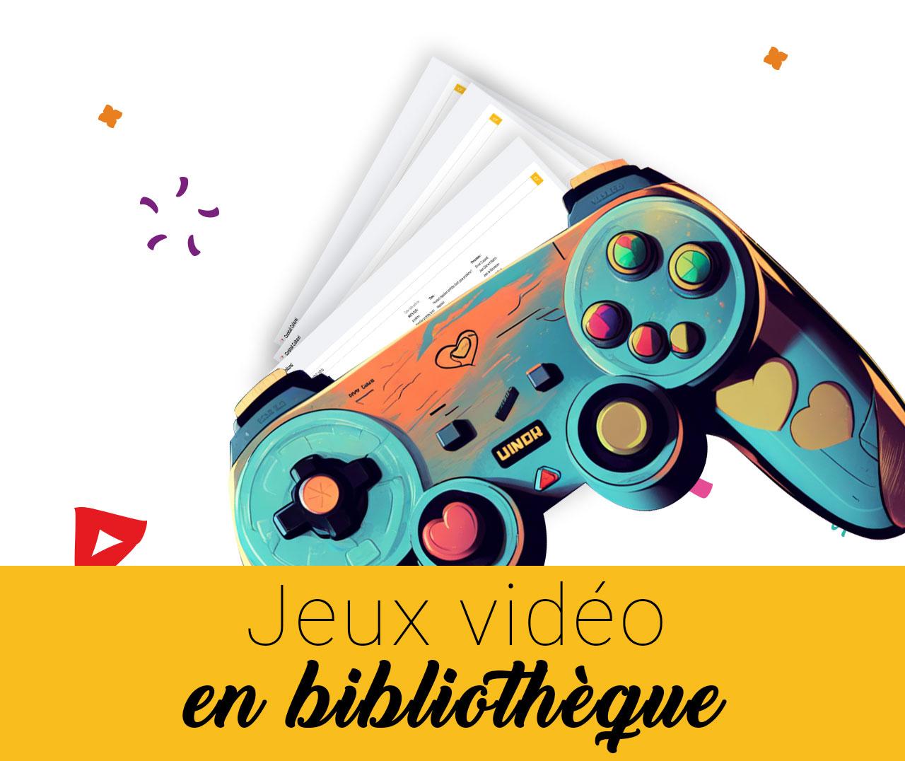 Jeux vidéos en médiathèque