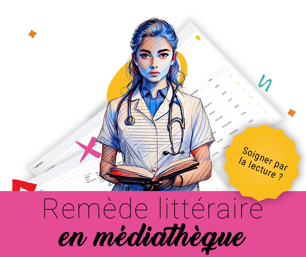 Remèdes littéraires en médiathèque