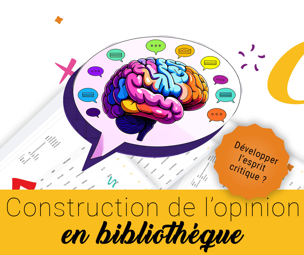 Construire l'opinion en bibliothèque