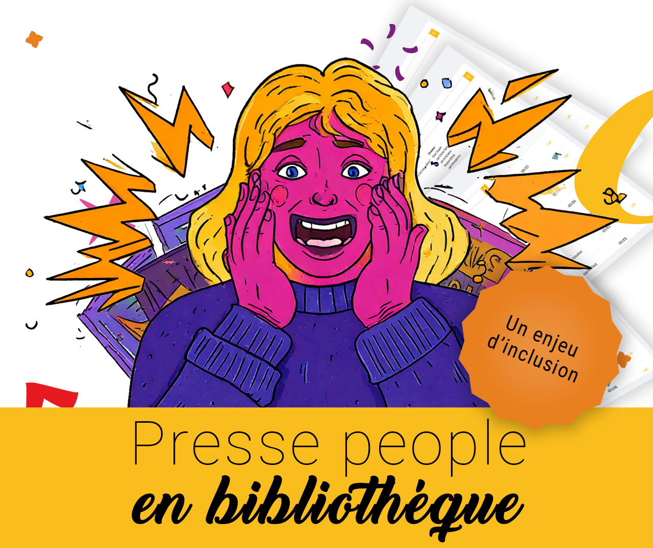 Presse people en bibliothèque