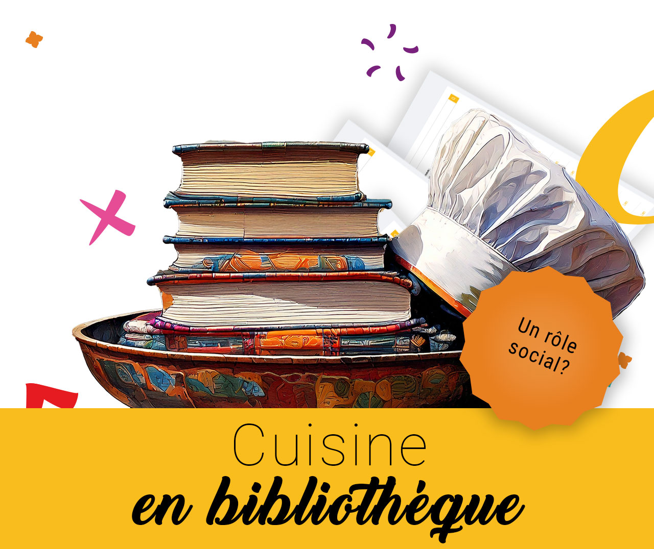 Cuisine en bibliothèque