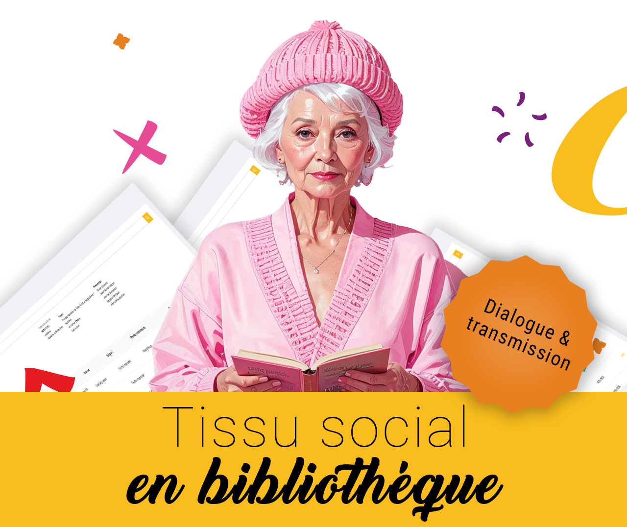 Tissu social en bibliothèque
