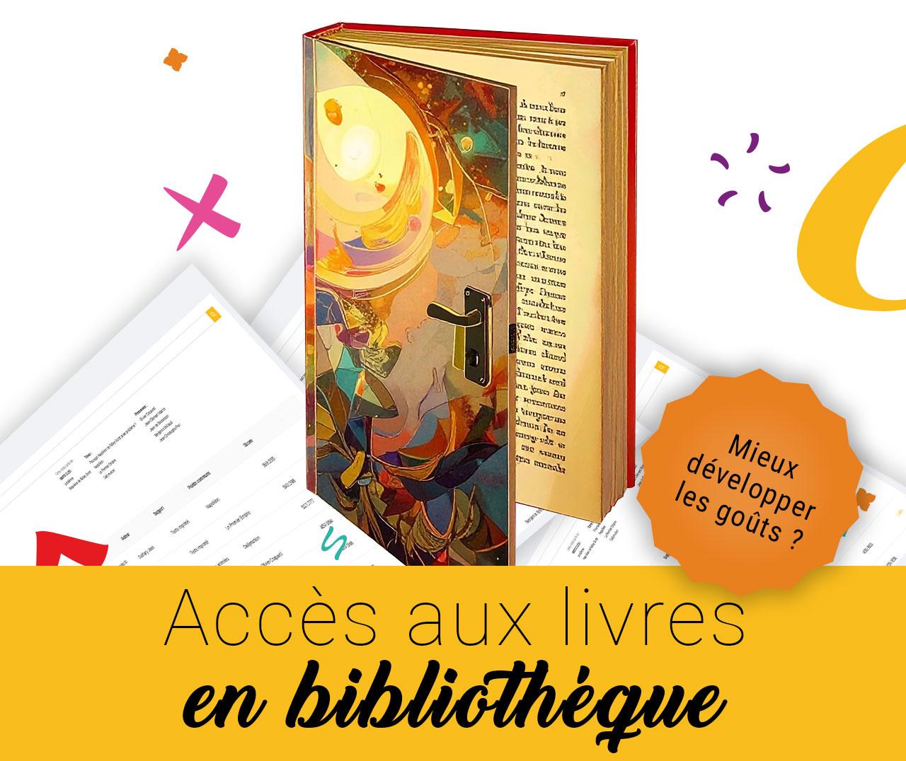 Accès aux livres en bibliothèque