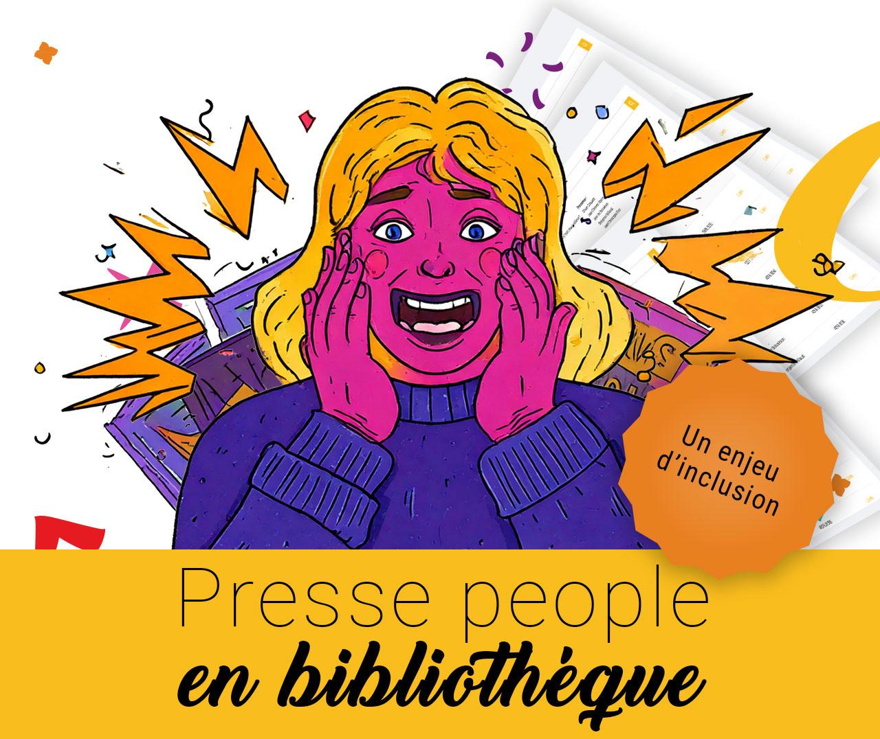 Presse people en bibliothèque